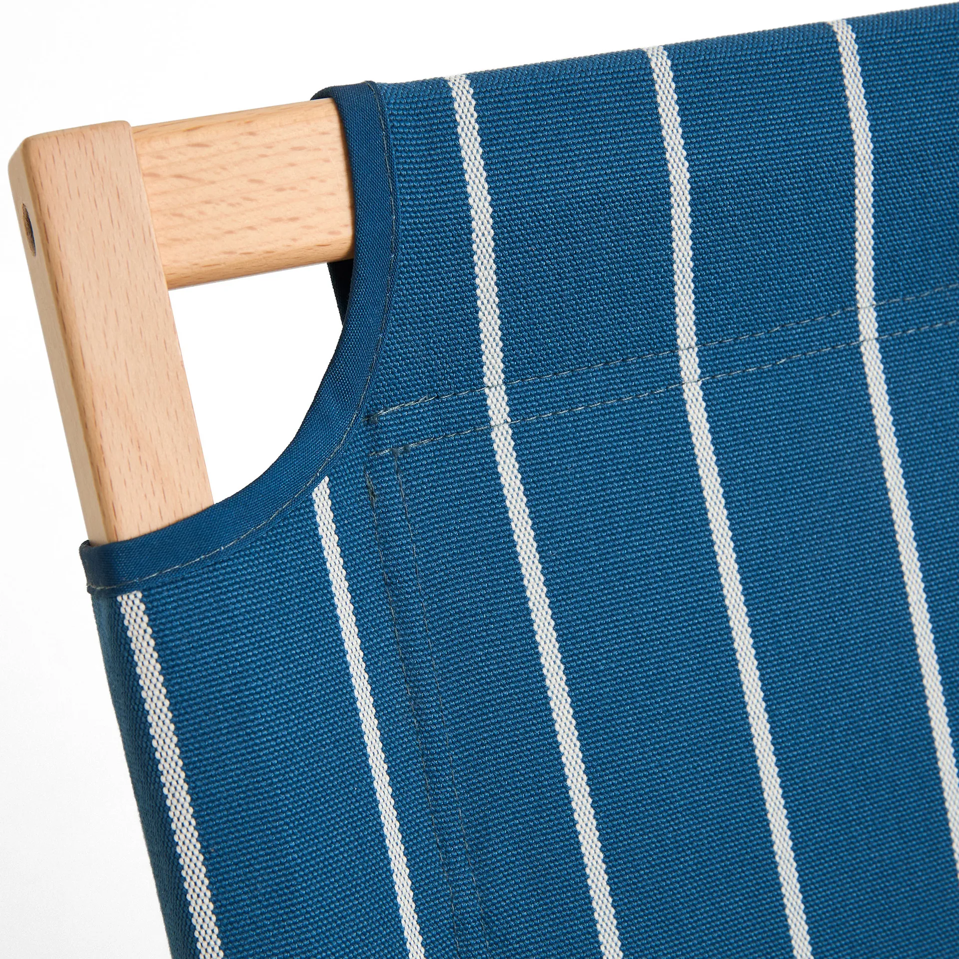 Outdoor Market divano pieghevole, Blue-beige, 2 posti HAY