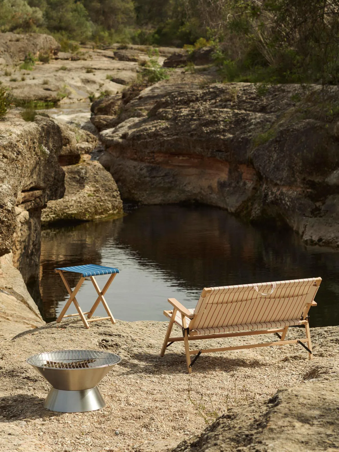 Outdoor Market grill, Acciaio inox, Ø60 cm HAY