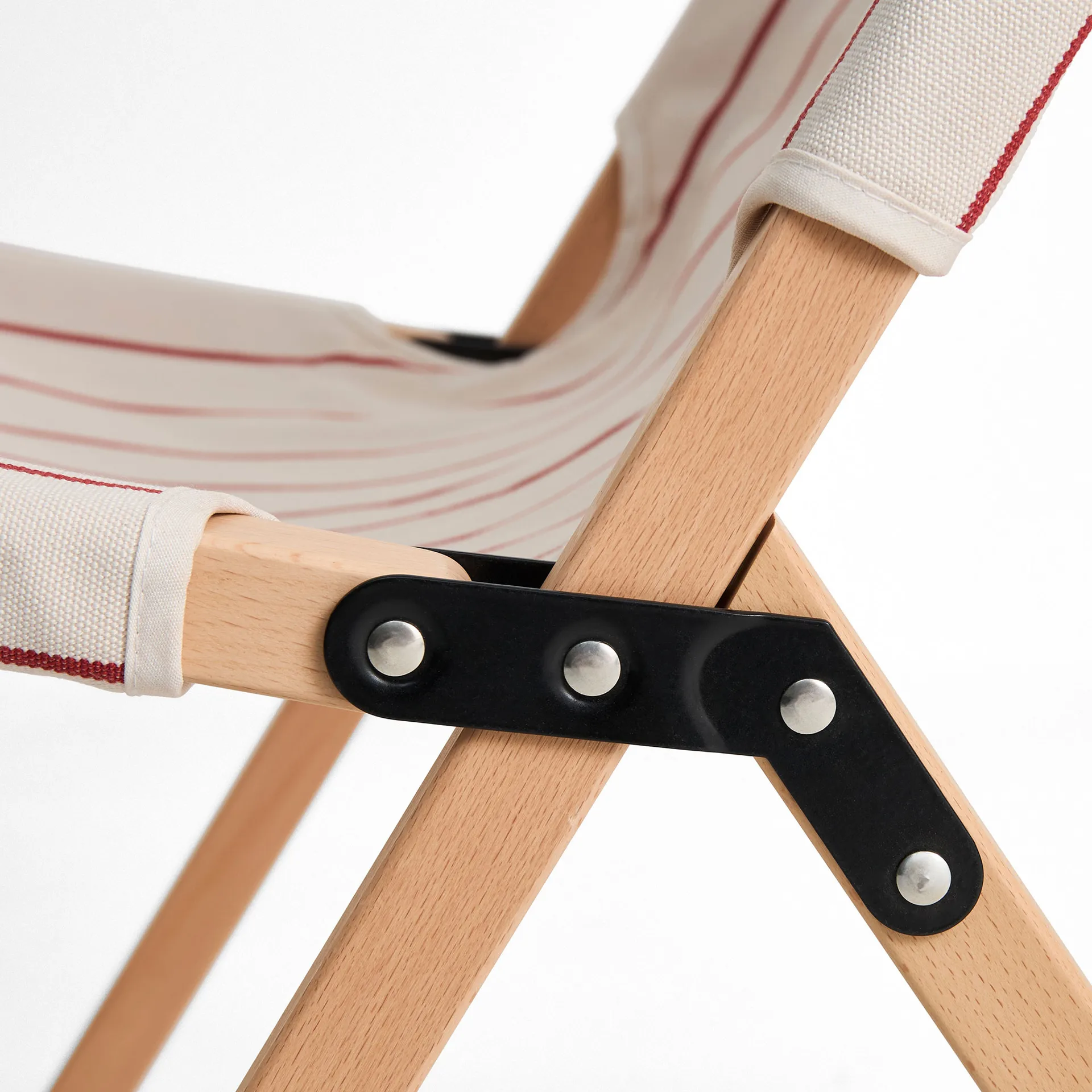 Outdoor Market sedia pieghevole, Beige-rosso HAY