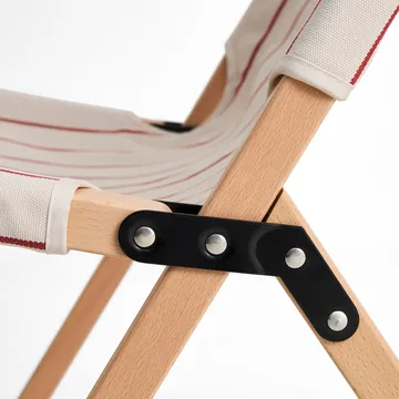 Outdoor Market sedia pieghevole - Beige-rosso - HAY