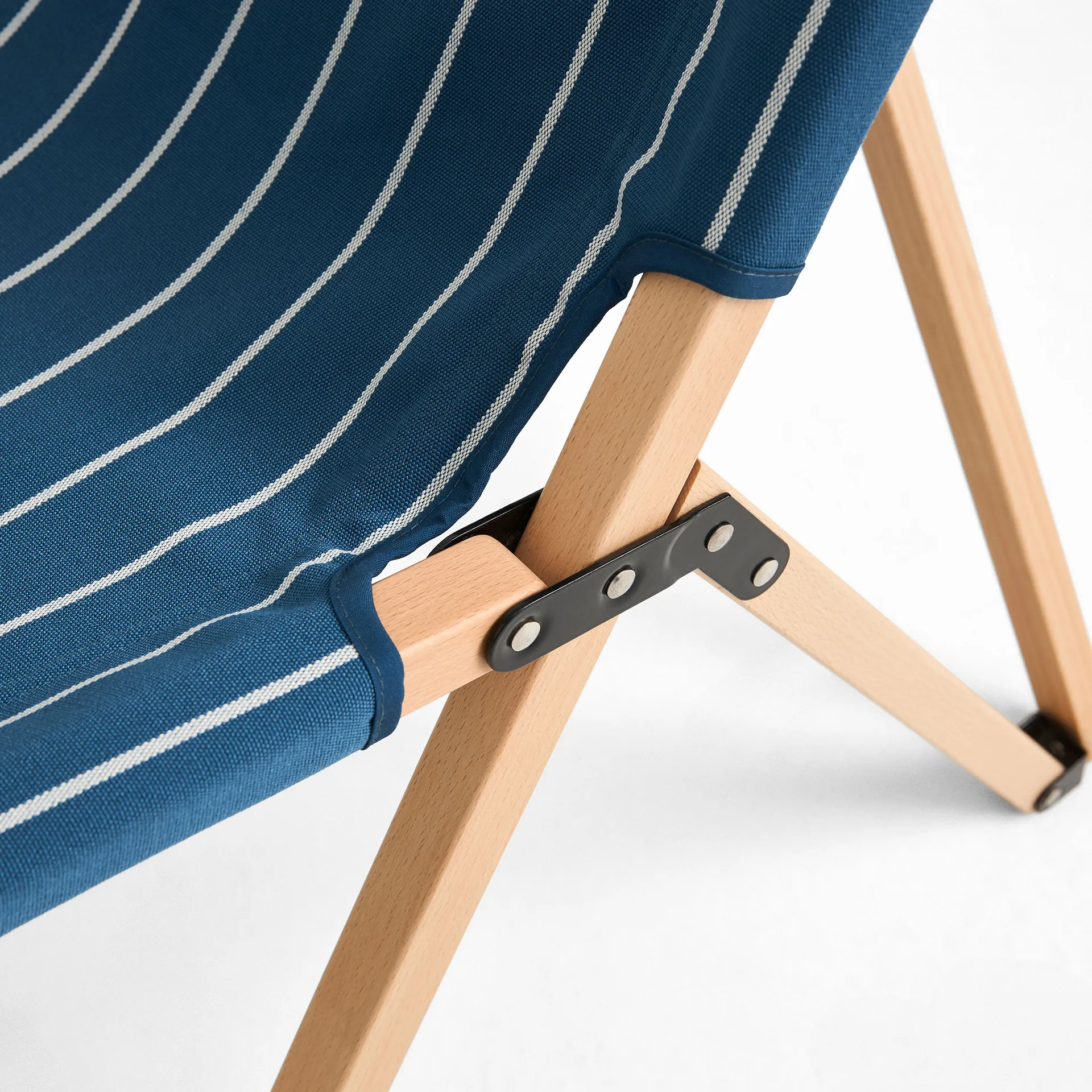 Outdoor Market sedia pieghevole, Blue-beige HAY