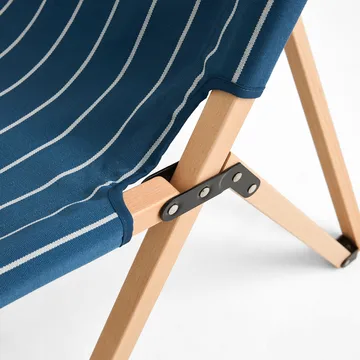 Outdoor Market sedia pieghevole - Blue-beige - HAY