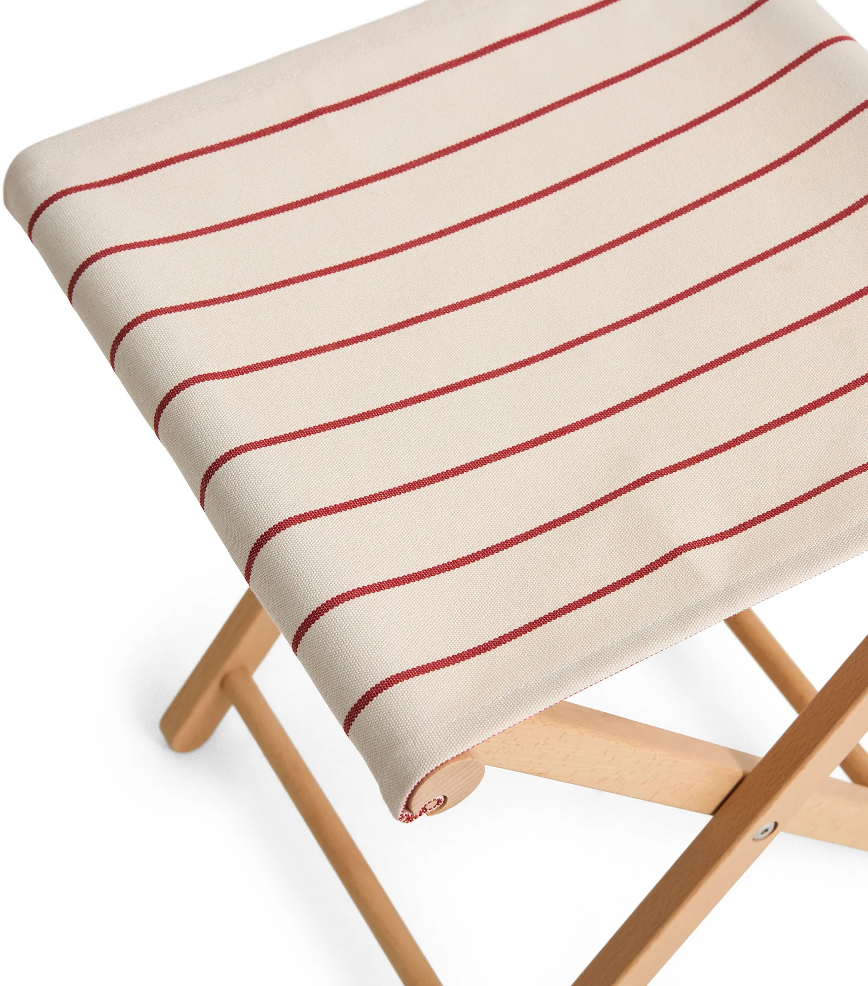 Outdoor Market sgabello pieghevole, Beige-rosso HAY