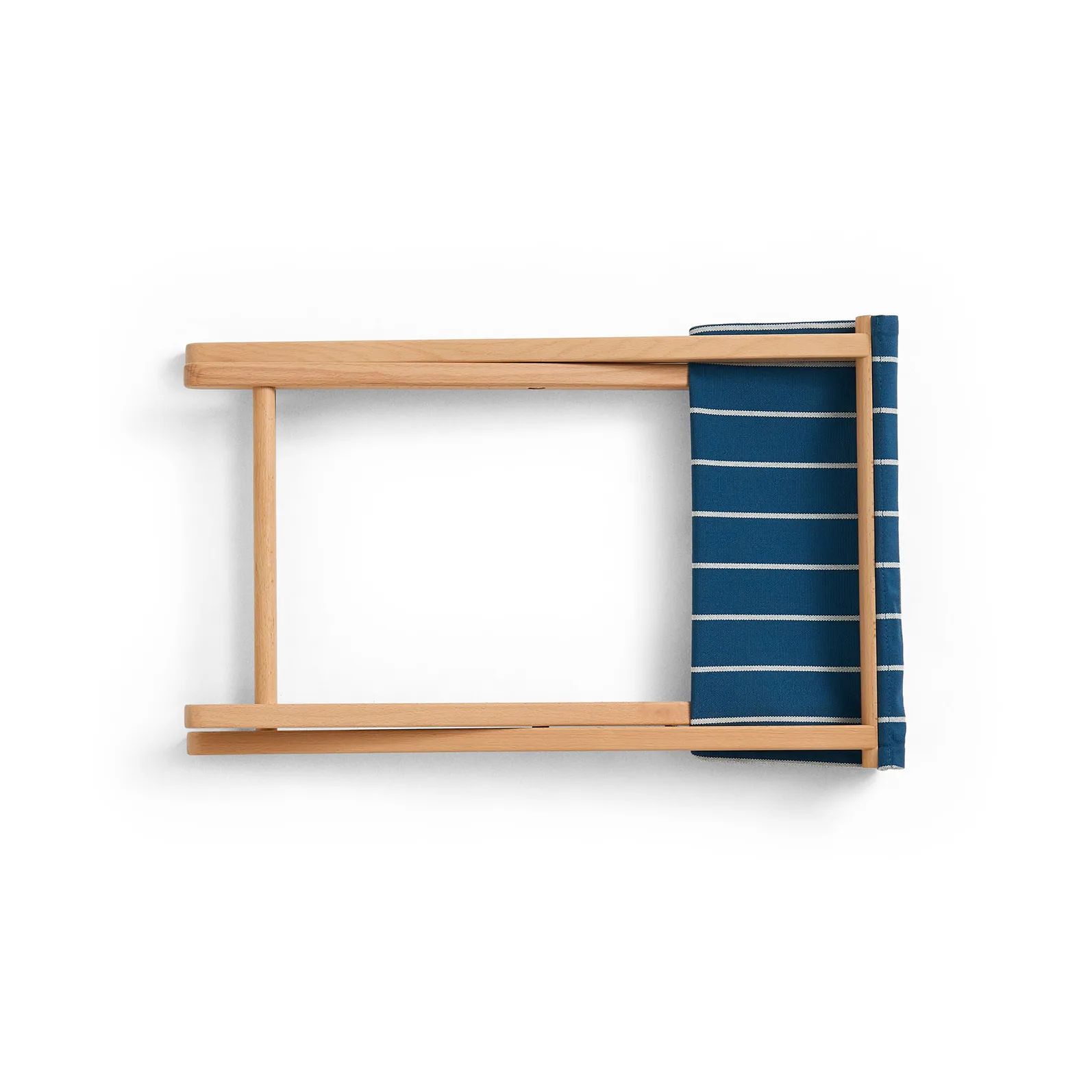 Outdoor Market sgabello pieghevole, Blue-beige HAY