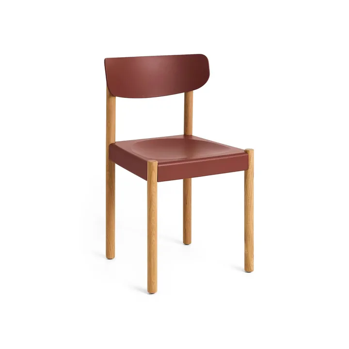 Pack Chair 10 sedia - Rovere oliato-hull red - HAY