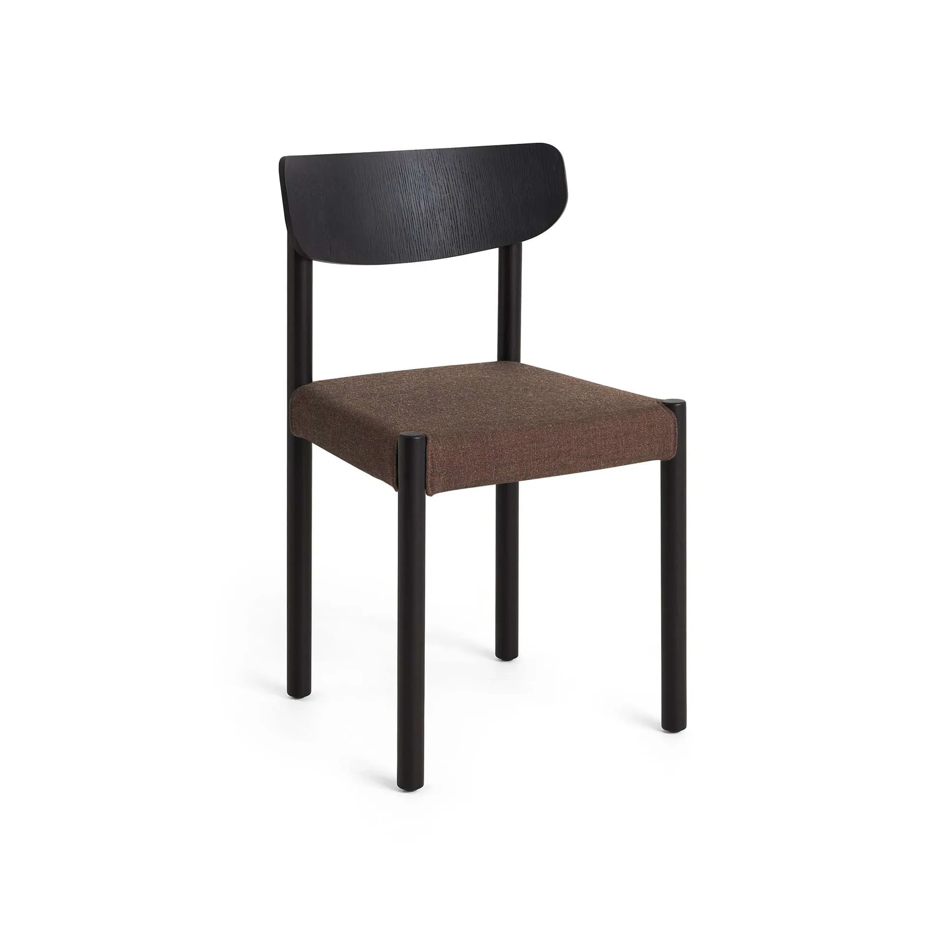 Pack Chair 11 sedia, Iron black rovere-Remix 356 HAY