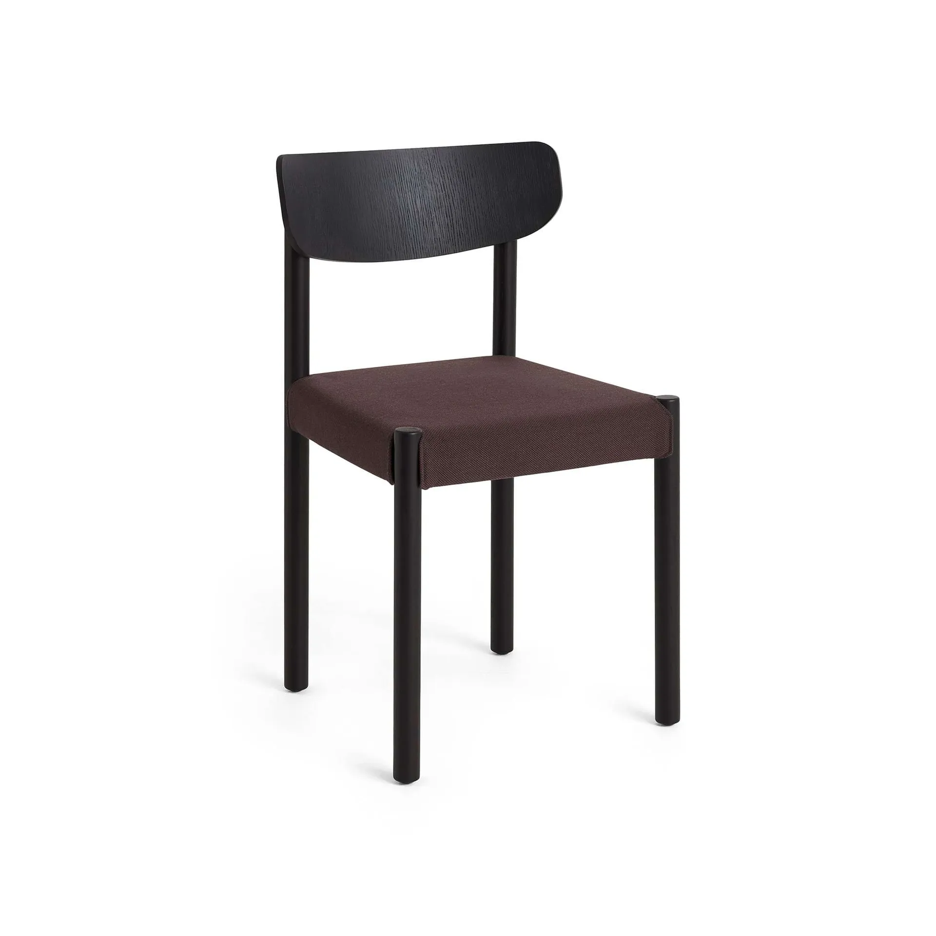 Pack Chair 11 sedia, Iron black rovere-Steelcut 695 HAY