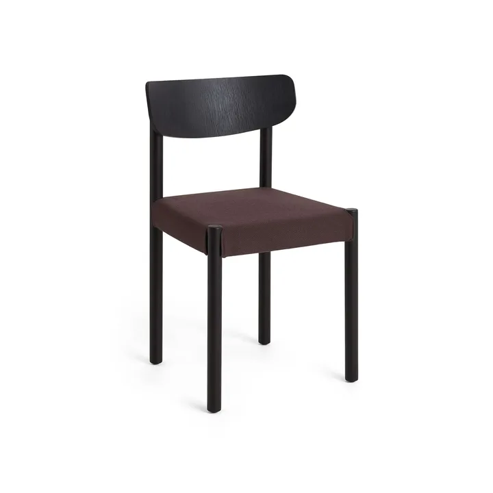 Pack Chair 11 sedia - Iron black rovere-Steelcut 695 - HAY