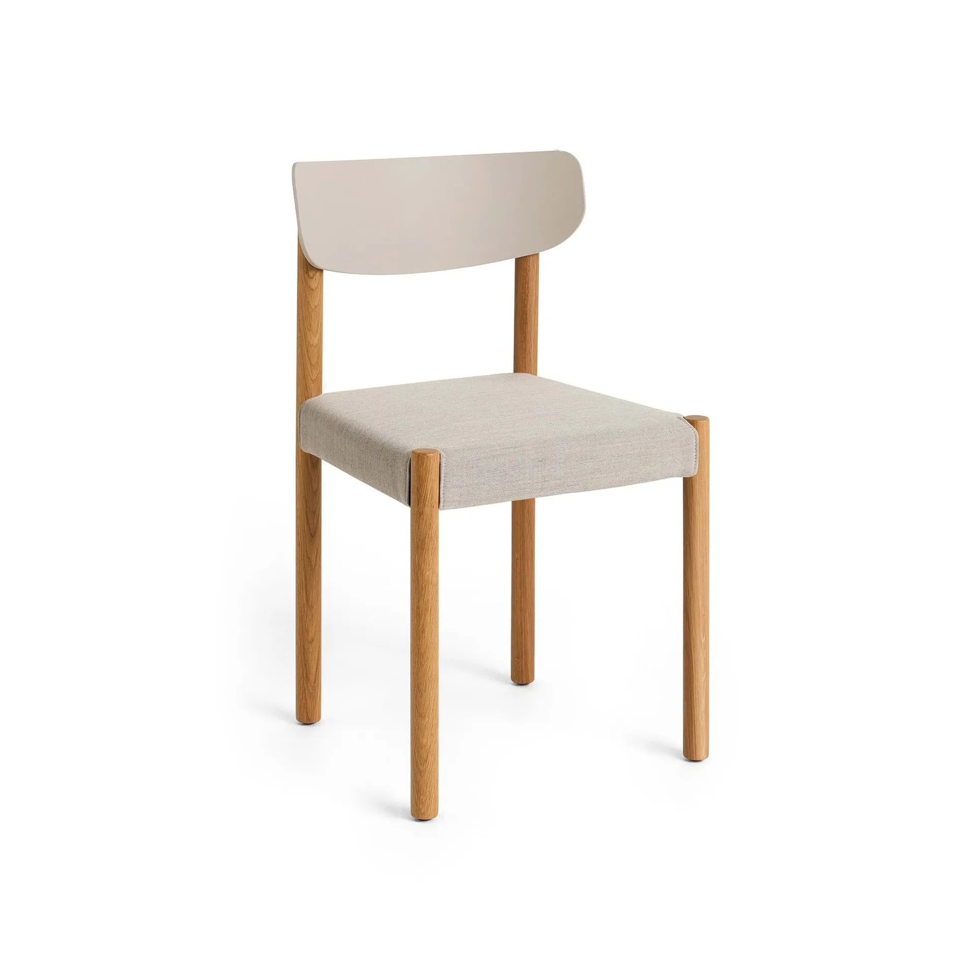 Pack Chair 11 sedia, Rovere oliato-chalk grey-Remix 126 HAY