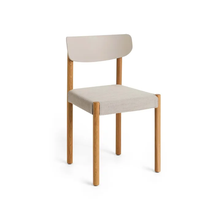 Pack Chair 11 sedia - Rovere oliato-chalk grey-Remix 126 - HAY