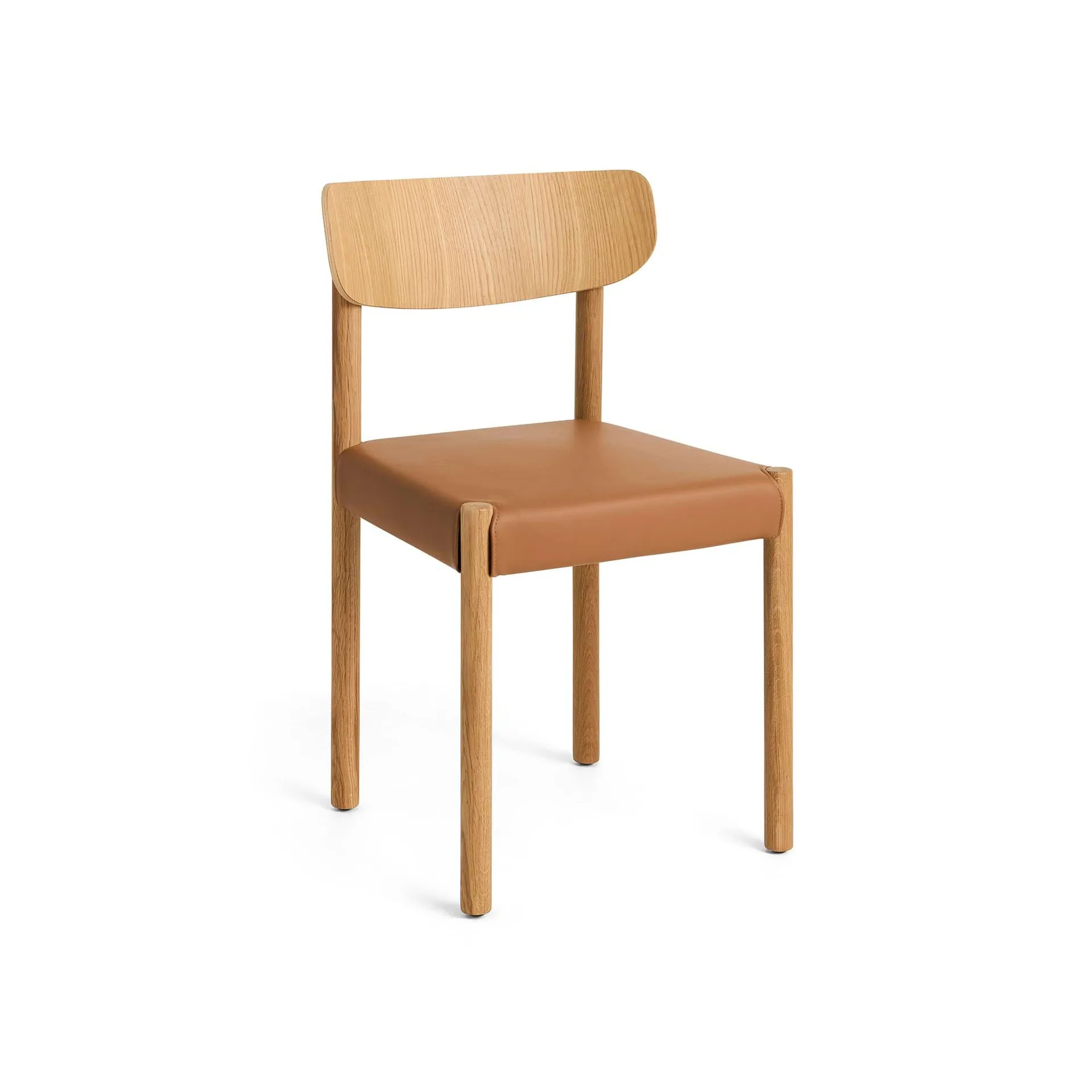 Pack Chair 11 sedia, Rovere oliato-Grano cognac HAY