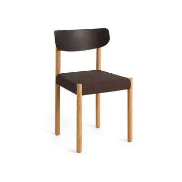 Pack Chair 11 sedia - Rovere oliato-graphite brown-Remix 356 - HAY