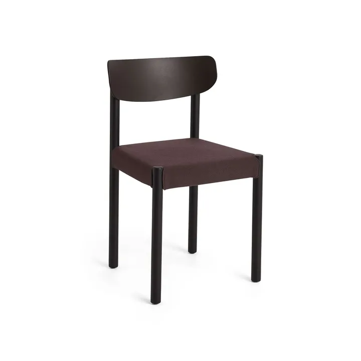 Pack Chair 11 sedia - Rovere oliato-graphite brown-Steelcut 695 - HAY