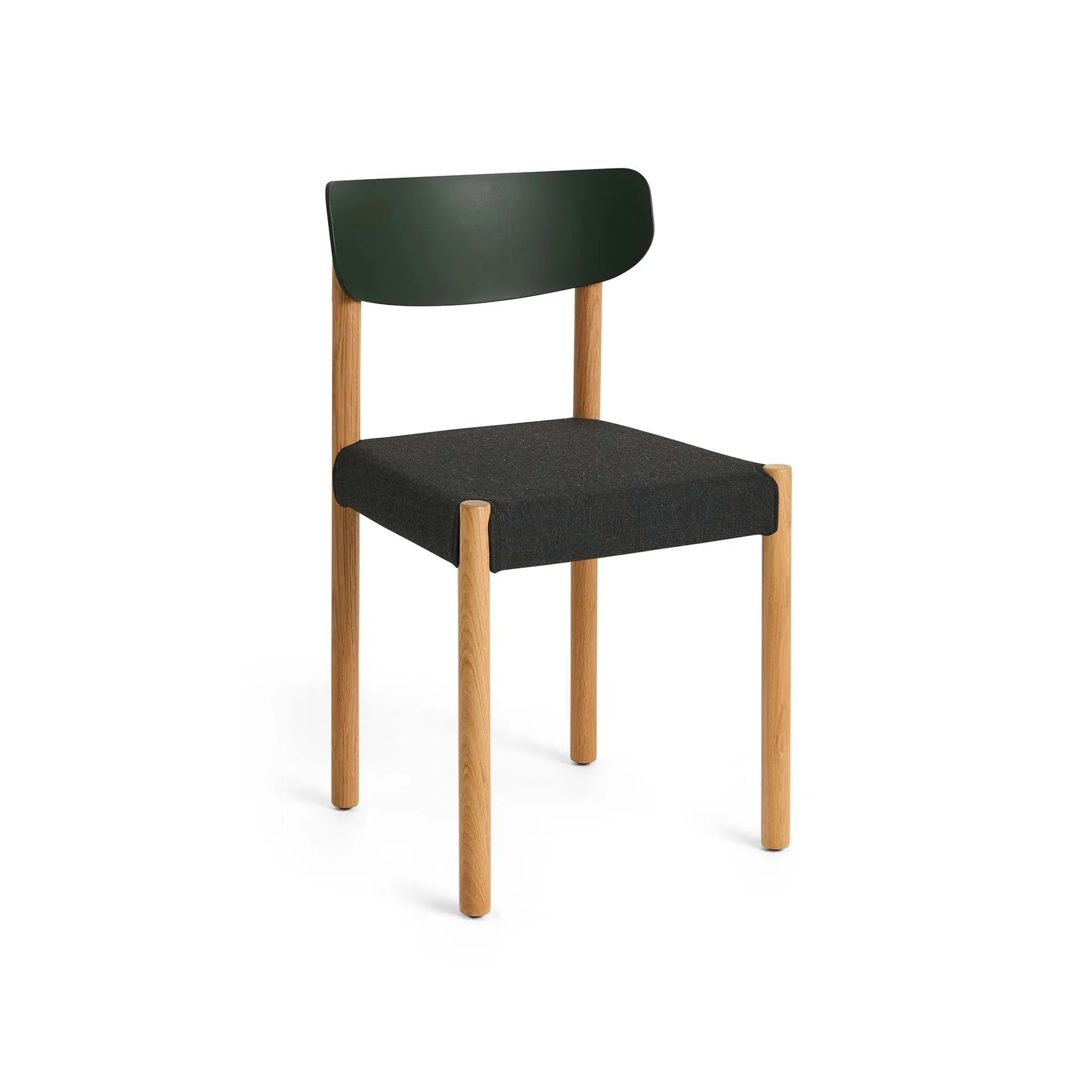 Pack Chair 11 sedia, Rovere oliato-palm green-Remix 973 HAY