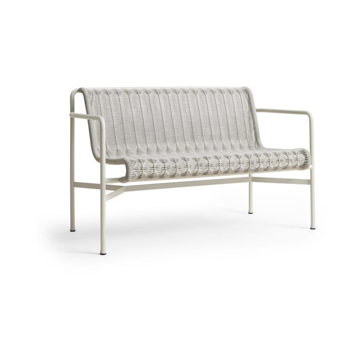 Panca con braccioli Palissade Cord Dining   - Sky grey - HAY