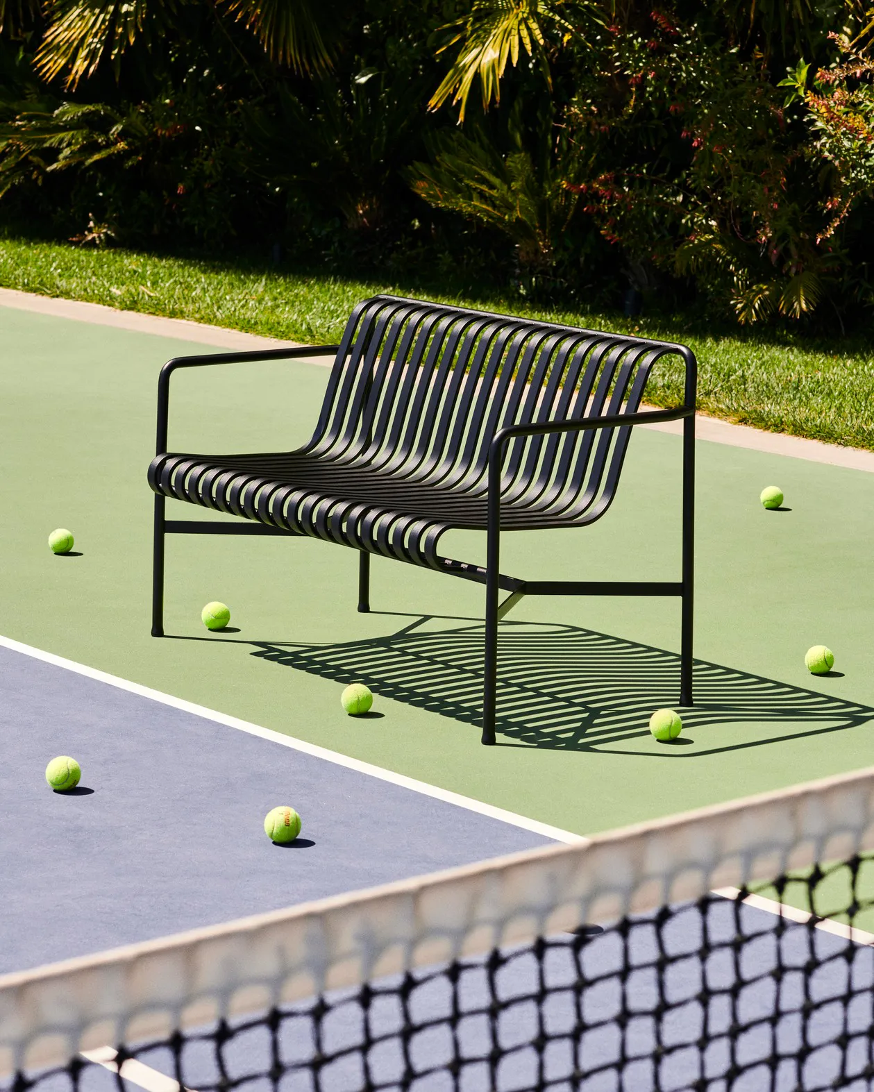 Panca con braccioli Palissade Dining, Anthracite HAY