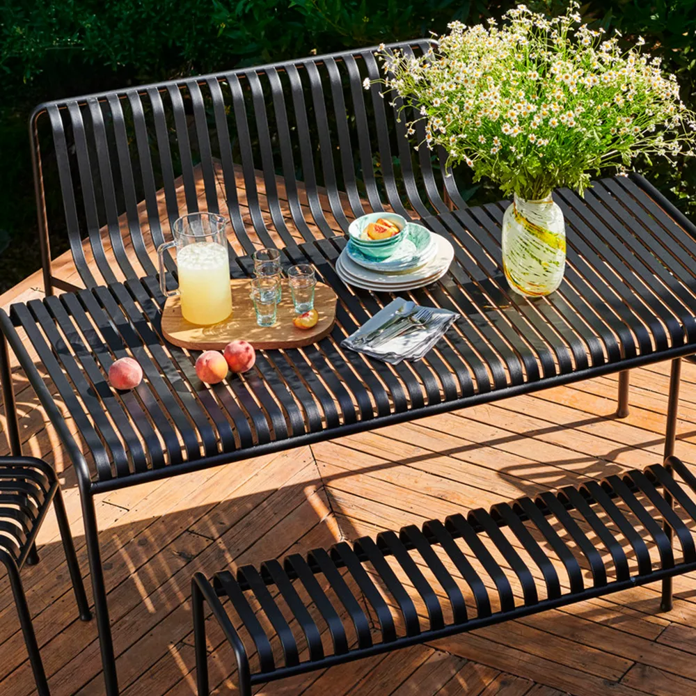 Panca senza braccioli Palissade Dining, Anthracite HAY