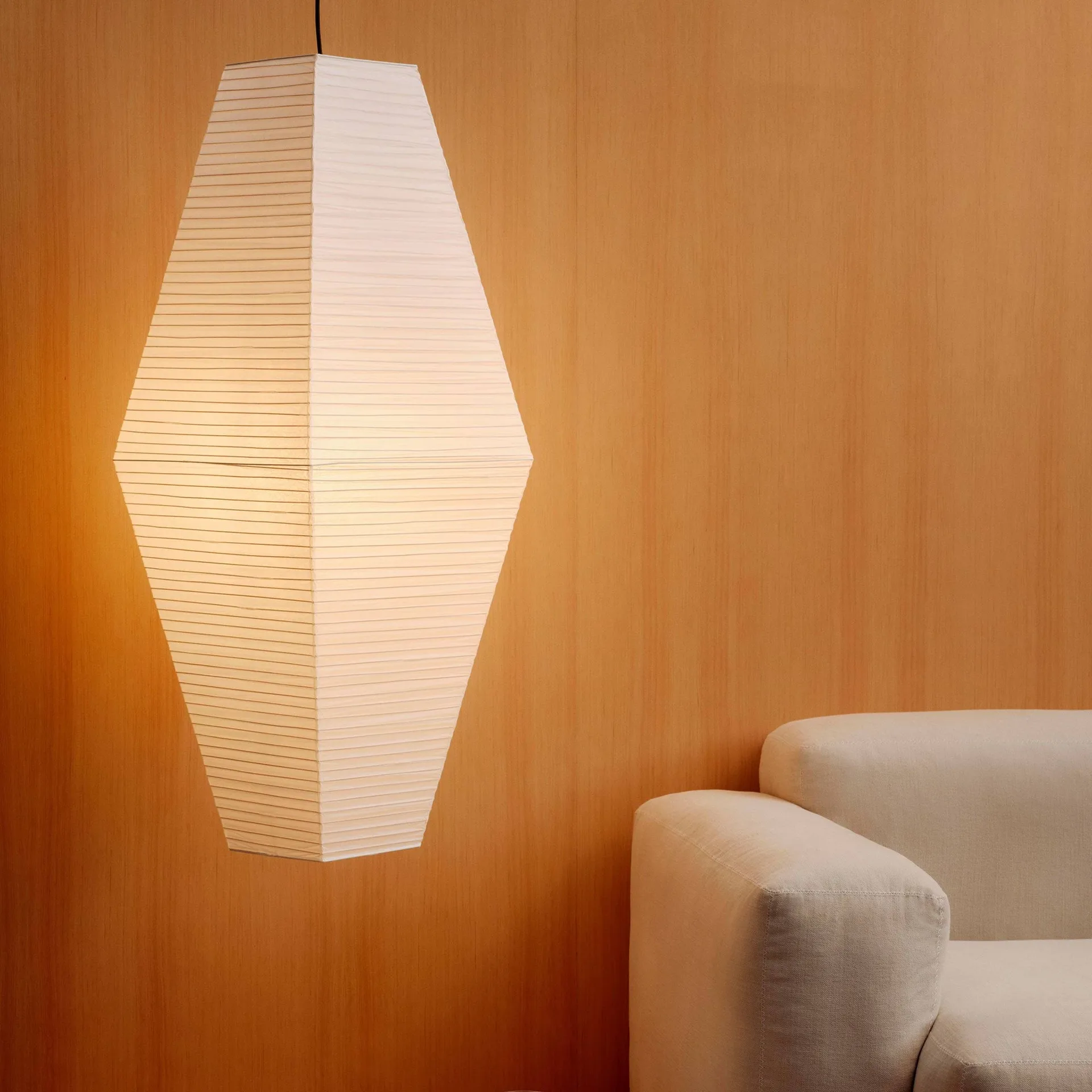 Paper Shade Prism paralume, bianco classico, 40x110 cm HAY