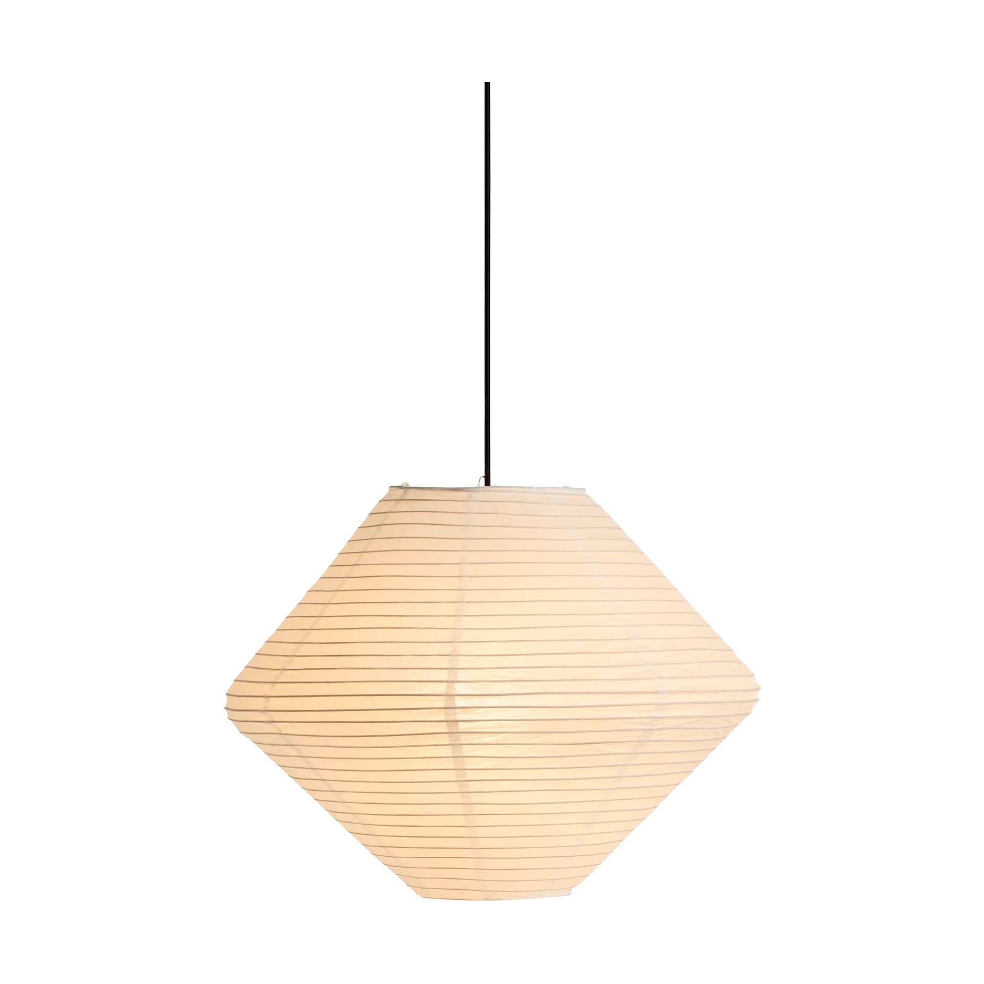 Paralume Paper Shade Diamond, Bianco classico, Ø50 cm HAY