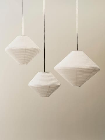 Paralume Paper Shade Diamond - Bianco classico, Ø60 cm - HAY