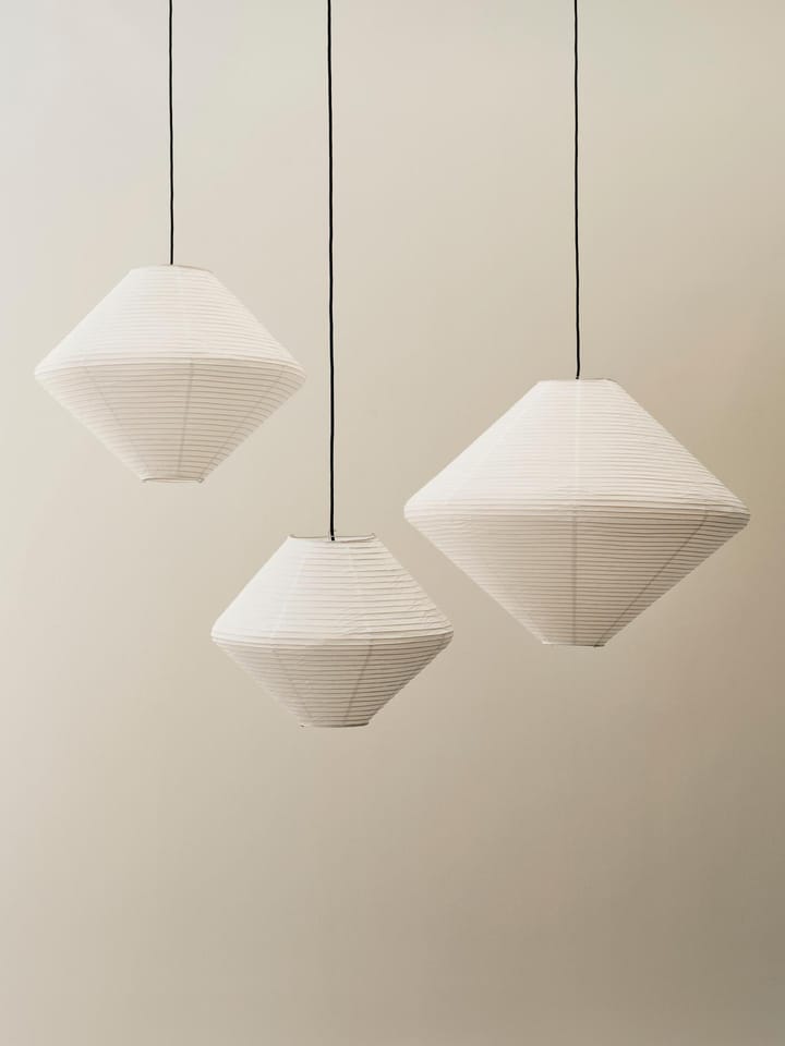 Paralume Paper Shade Diamond, Bianco classico, Ø60 cm HAY