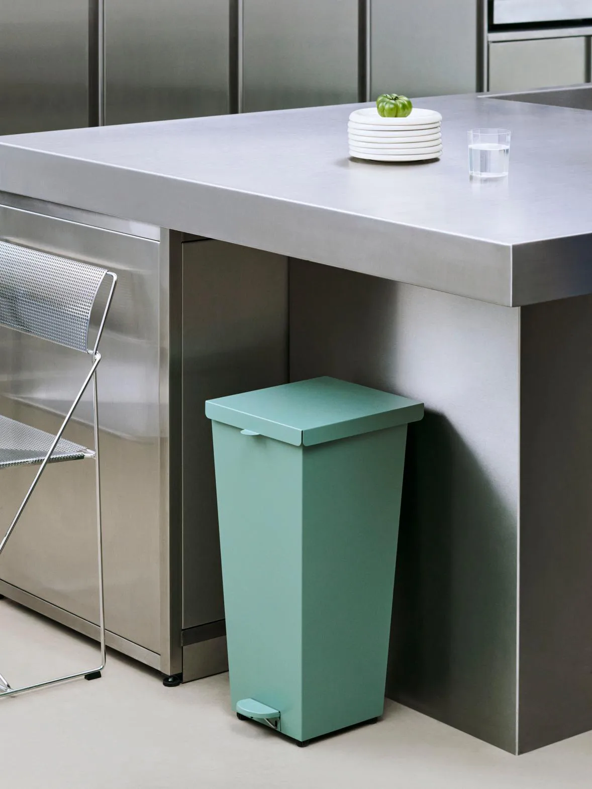 Pattumiera a pedale 26L Loop, Fall green HAY