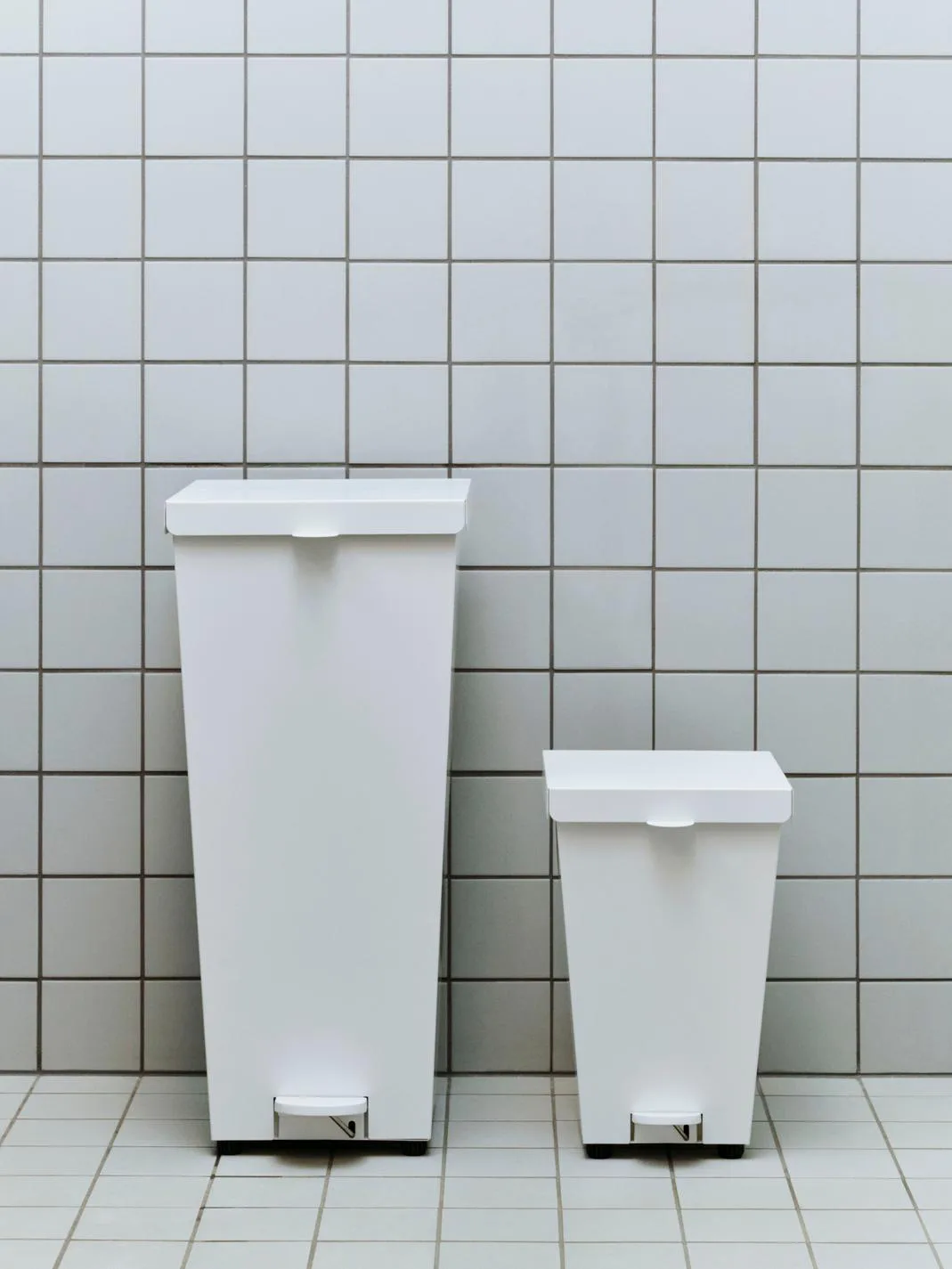 Pattumiera a pedale 8L Loop , Bianco HAY