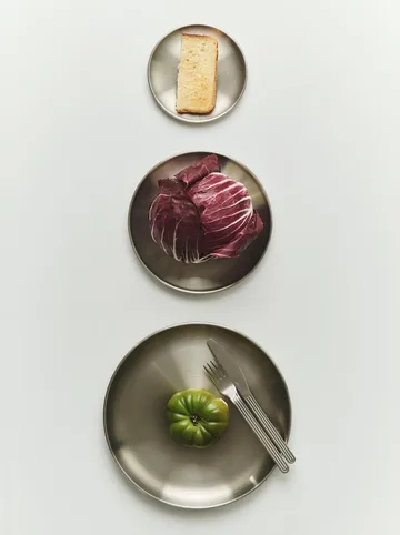 Piatto Outdoor Market - Acciaio inossidabile, Ø13,5 cm, confezione da 2 - HAY