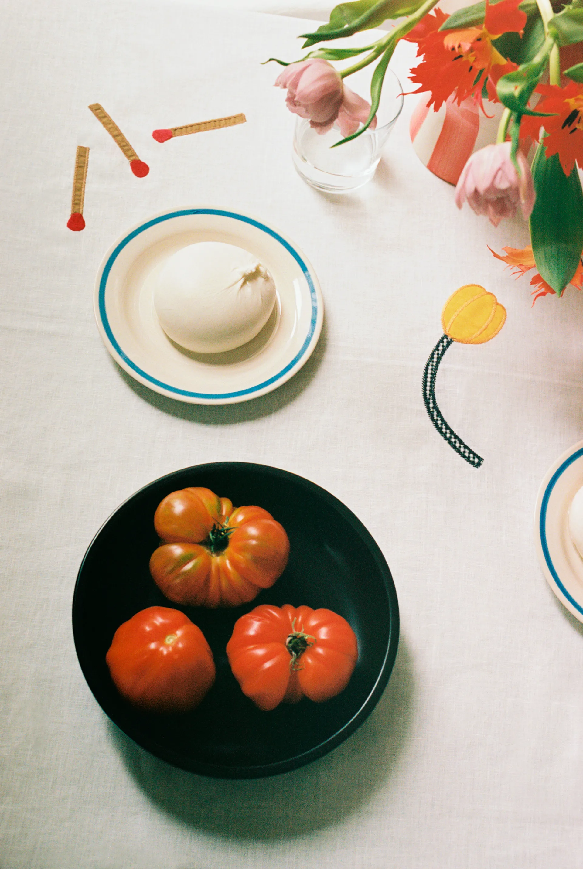 Piatto Sobremesa Ø 18,5 cm confezione da 2, Blu HAY