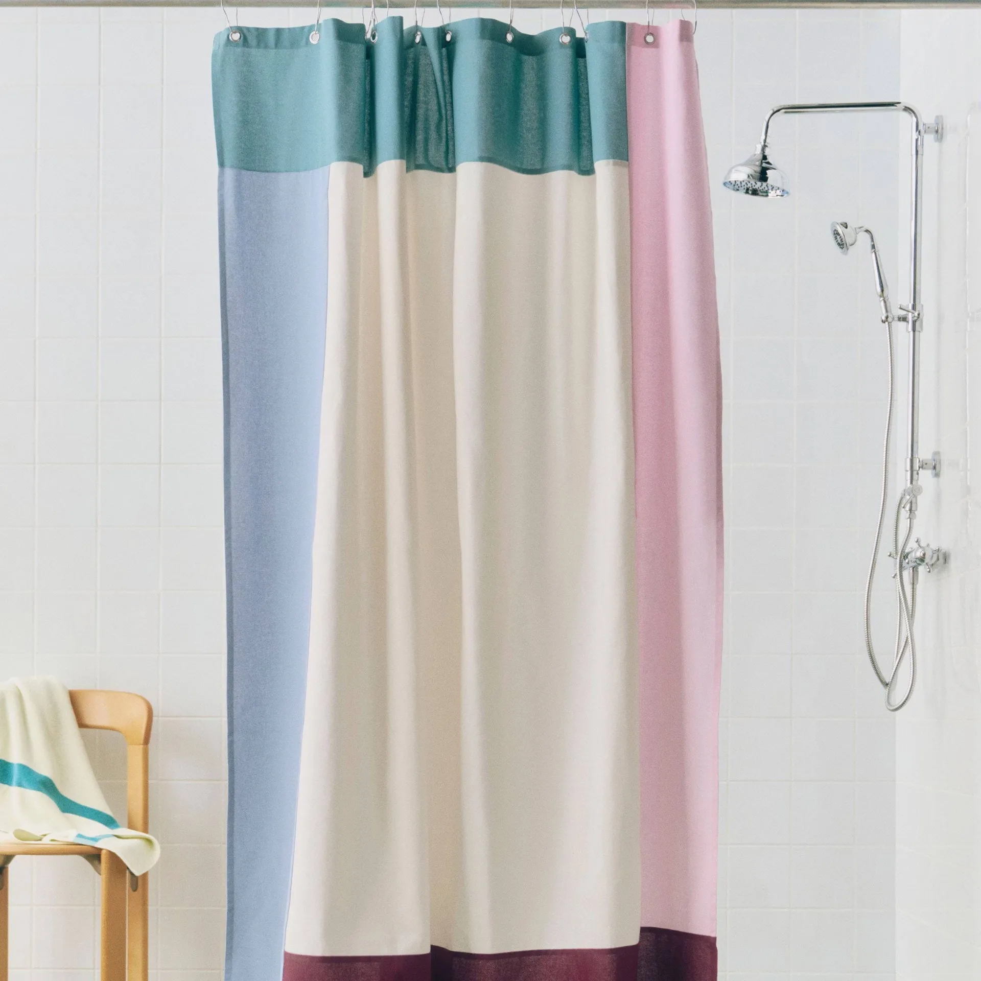 Pivot tenda da doccia 180x200 cm, Multi pink HAY