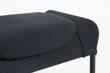 Poggiapiedi O2 Ottoman  - Soft black-verniciato nero acciaio - HAY