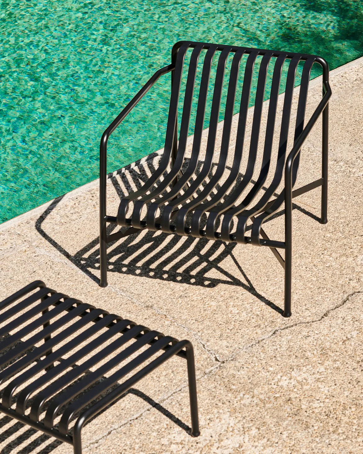 Poggiapiedi Palissade Ottoman, Anthracite HAY