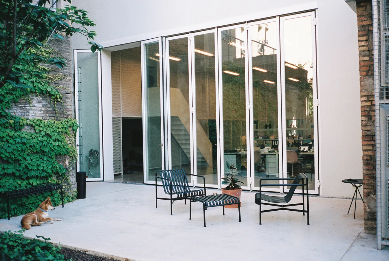 Poggiapiedi Palissade Ottoman, Anthracite HAY