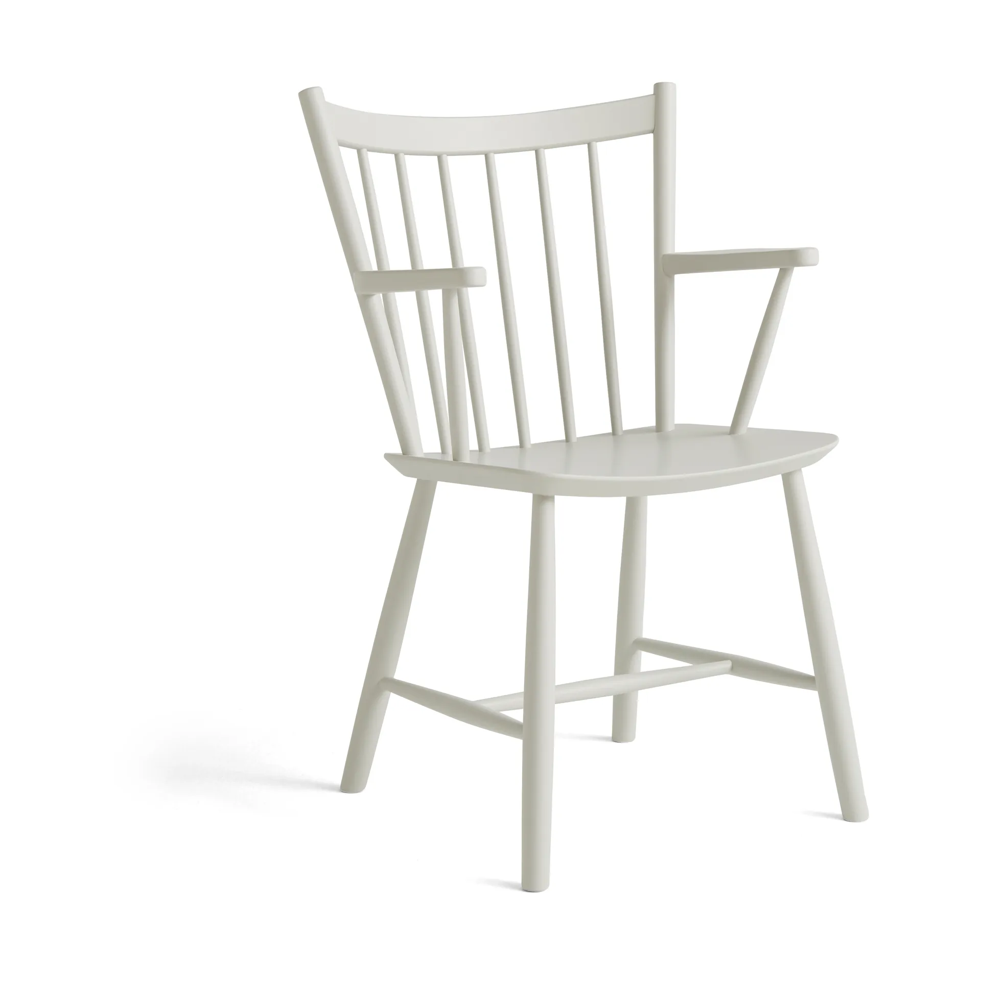 Poltrona J42, Faggio laccato Warm grey  HAY