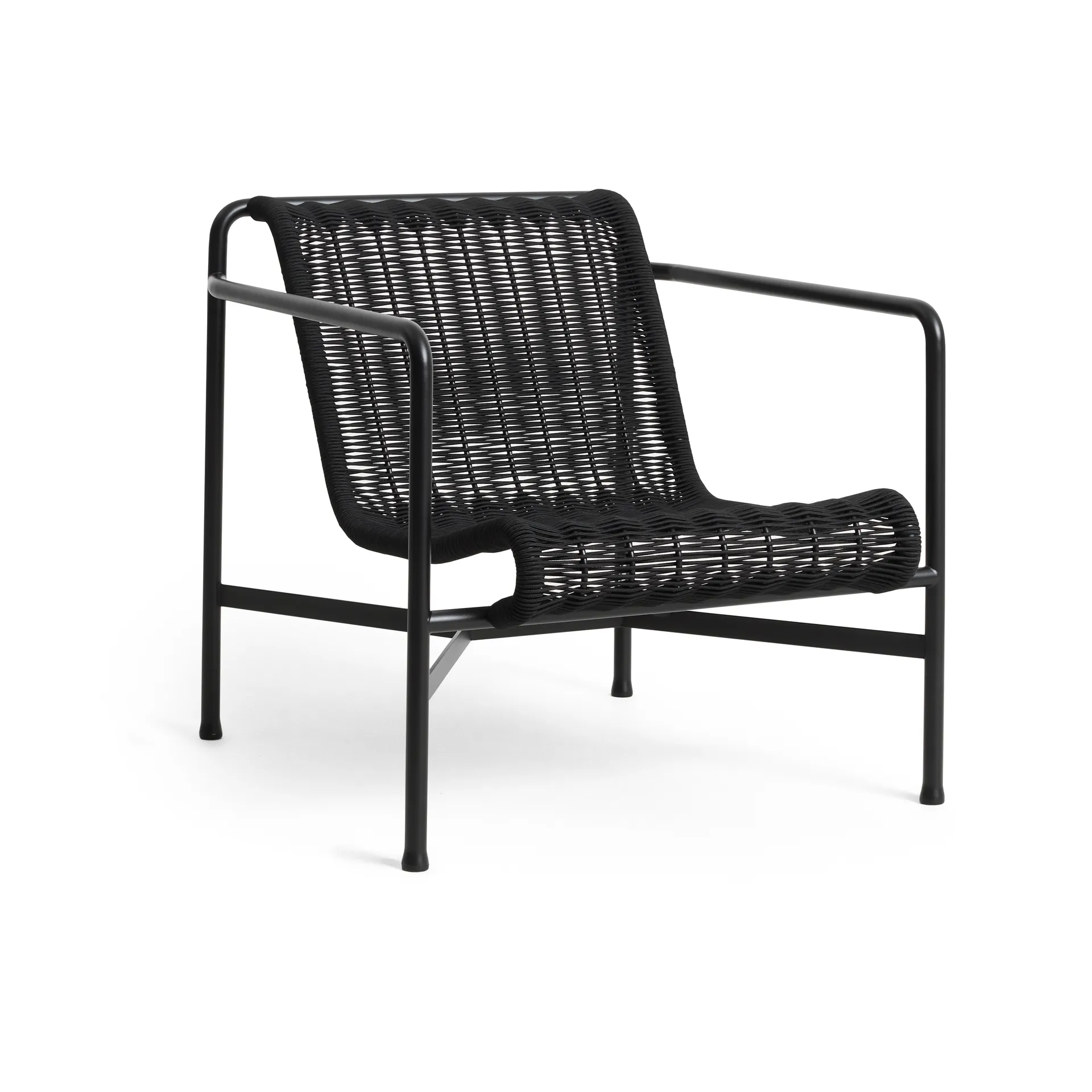 Poltrona lounge Palissade Cord Low, Anthracite HAY