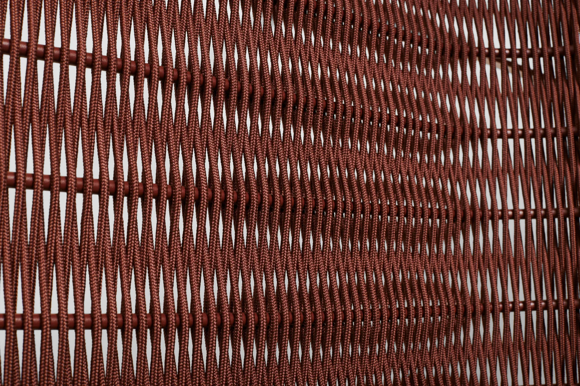 Poltrona lounge Palissade Cord Low, Iron red HAY