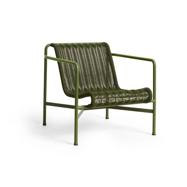 Poltrona lounge Palissade Cord Low   - Olive - HAY