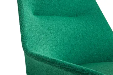 Poltrona O2 Lounge Chair - Soft green-acciaio verniciato nero - HAY