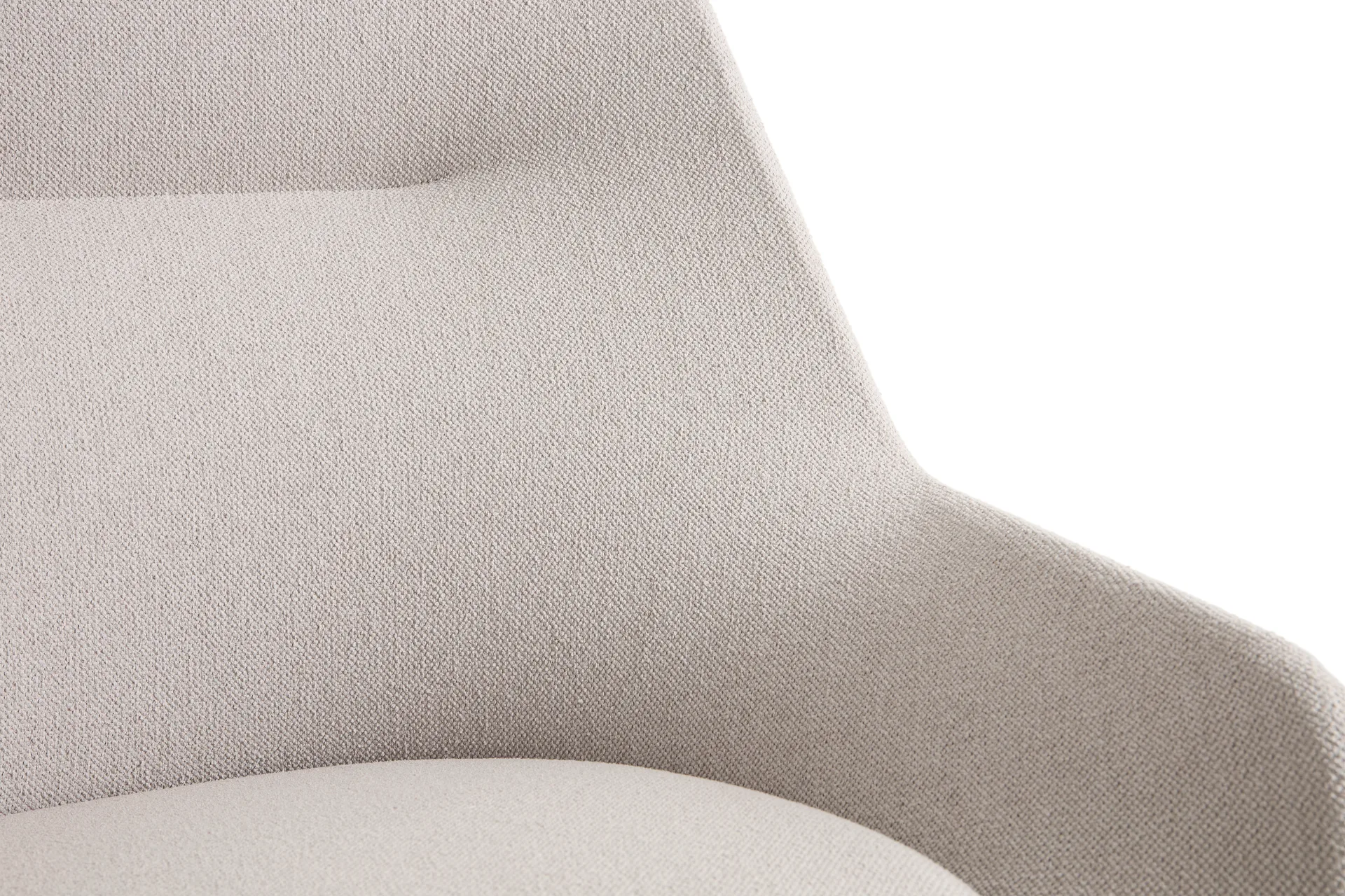 Poltrona O2 Lounge Chair, Soft light laccato grigio nero acciaio HAY