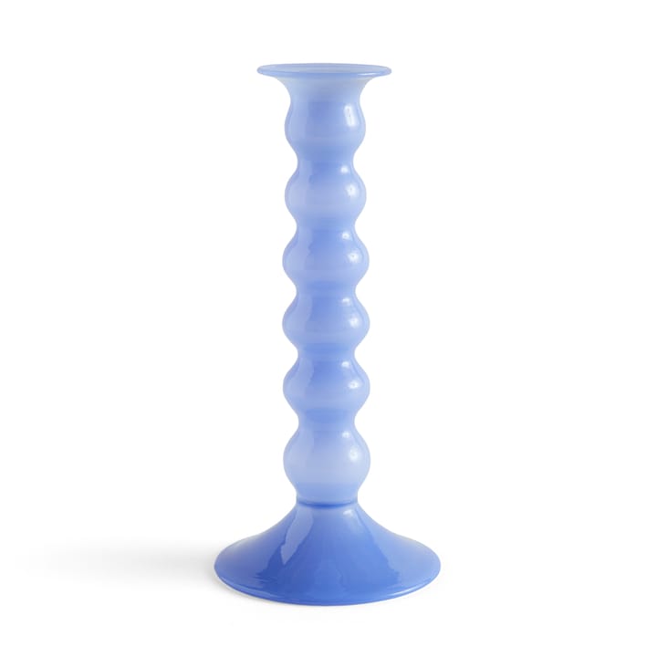 Portacandele Wavy grande 21 cm - Azzurro giacinto - HAY