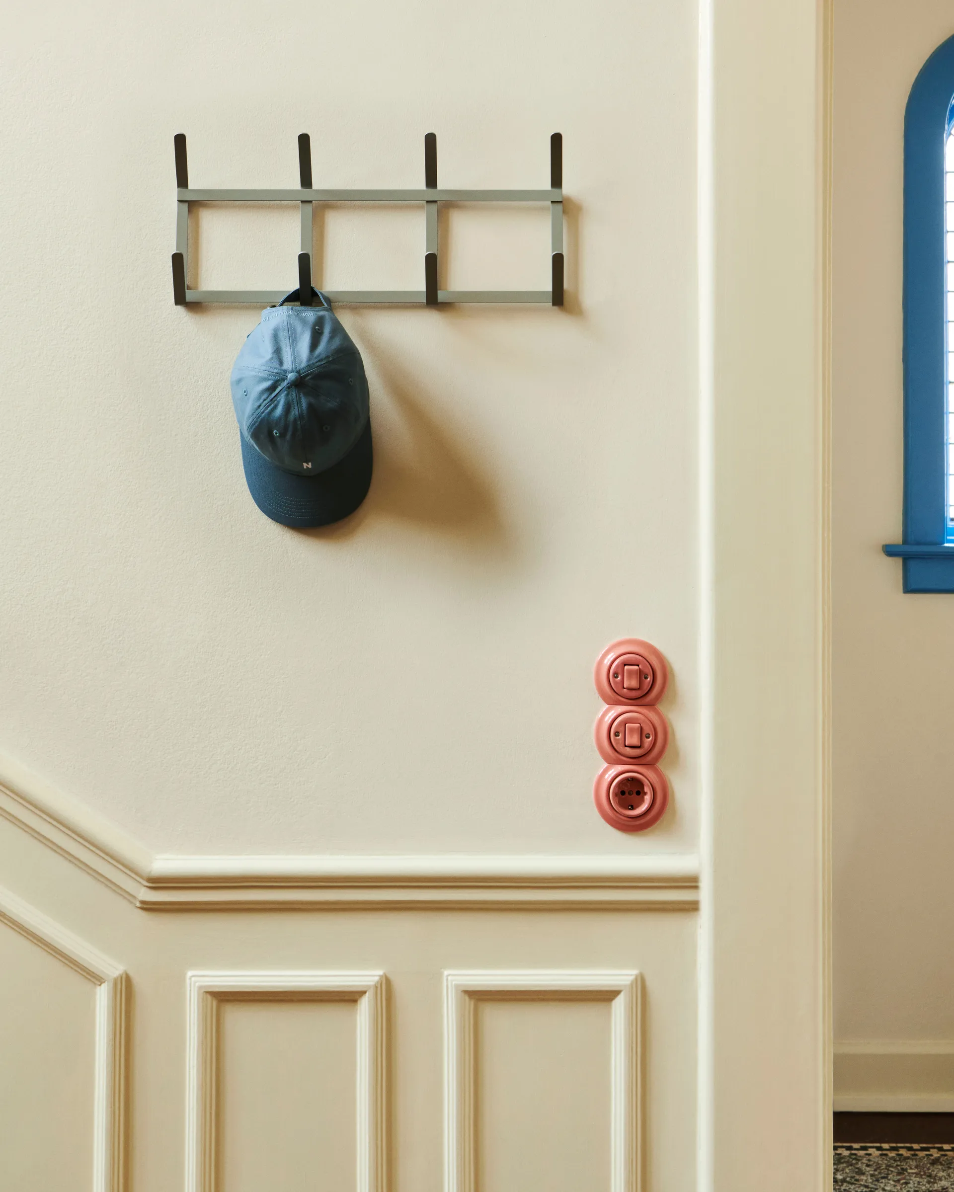 Portachiavi Tape, Small metallic grey HAY