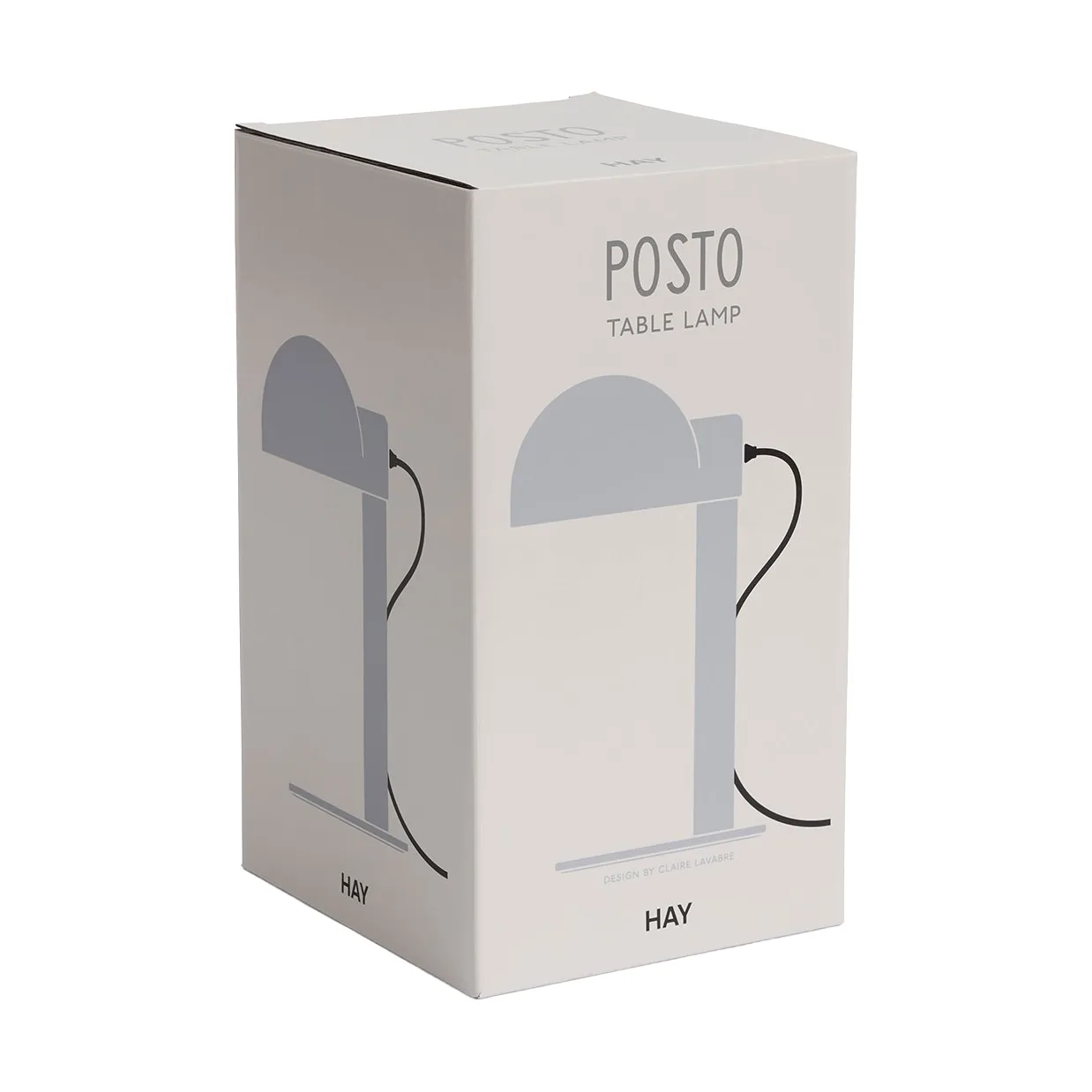 Posto lampada da tavolo, Silver grey HAY