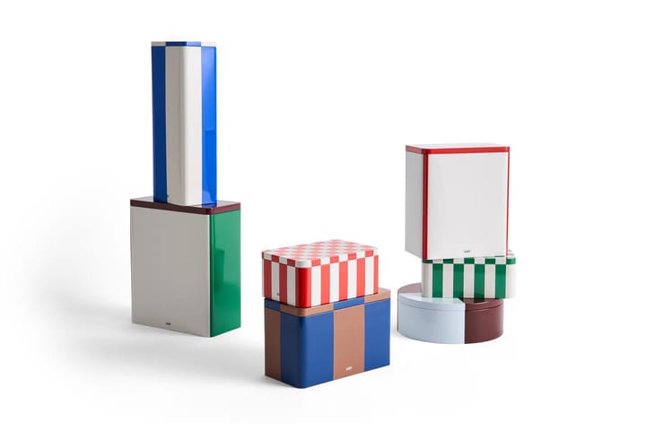Recipiente in vetro Tin Container medium, Marrone-midnight blue HAY