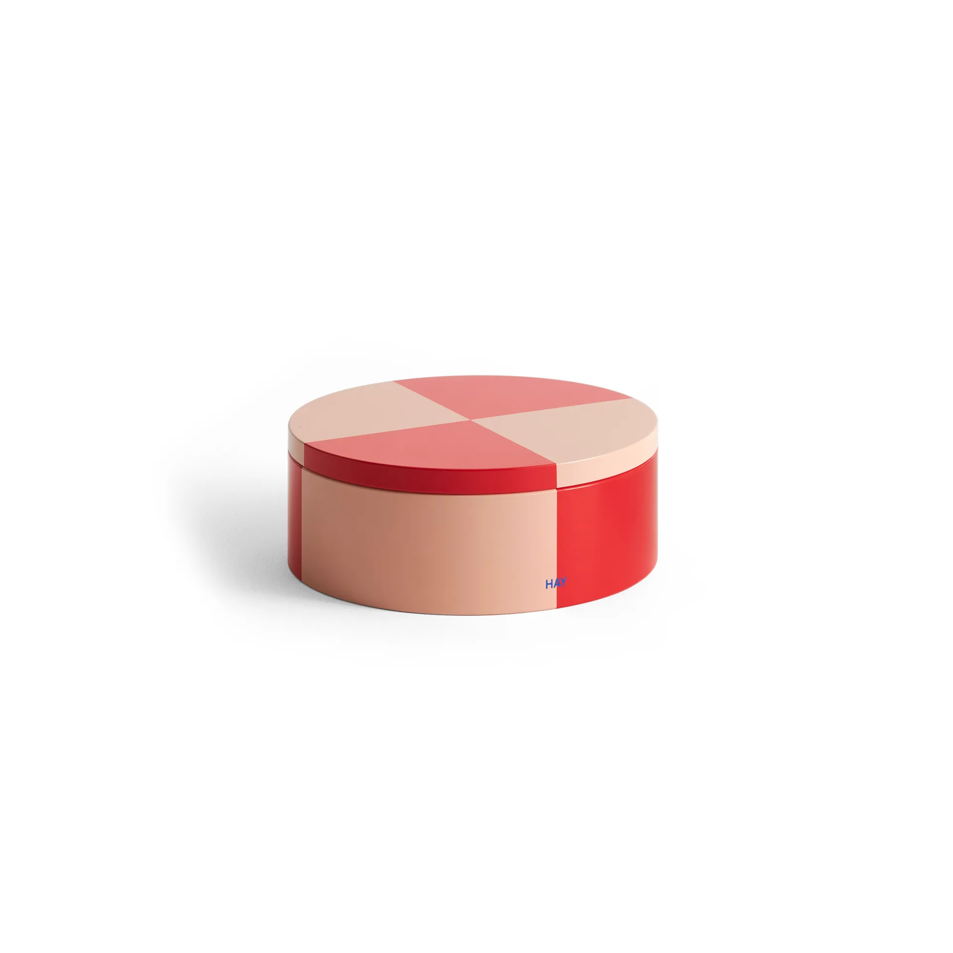 Recipiente in vetro Tin Container, Round red-soft pink HAY