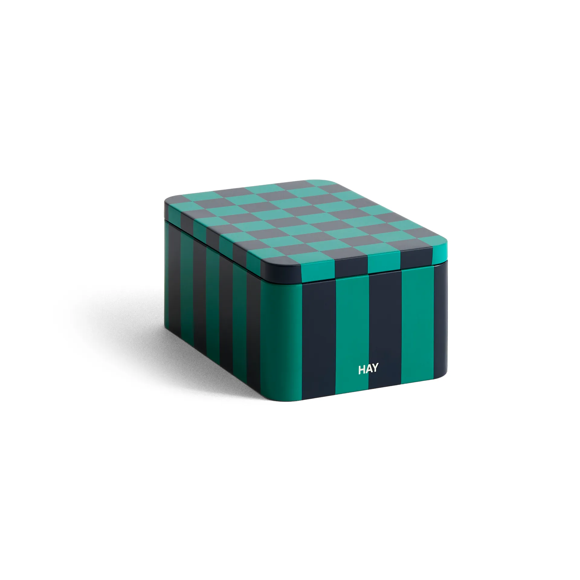 Recipiente in vetro Tin Container small, Green-dark blue HAY