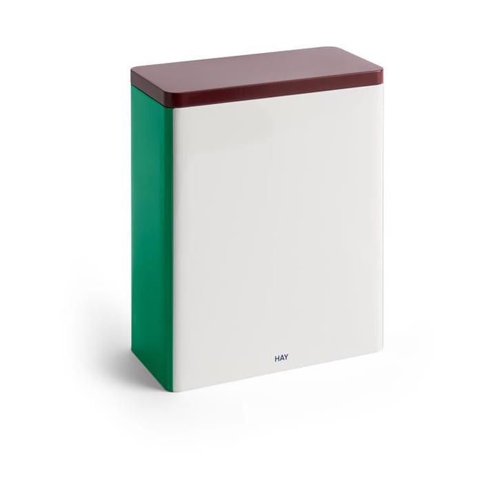 Recipiente in vetro Tin Container x-large - Off white-burgundy-verde - HAY