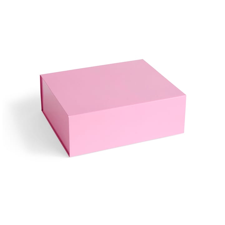 Scatola contenitore con coperchio Colour M 29.5x35 cm - Rosa chiaro - HAY