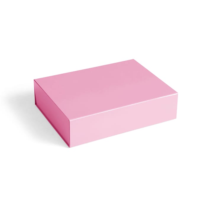 Scatola contenitore con coperchio Colour S 25,5x33 cm - Rosa chiaro - HAY