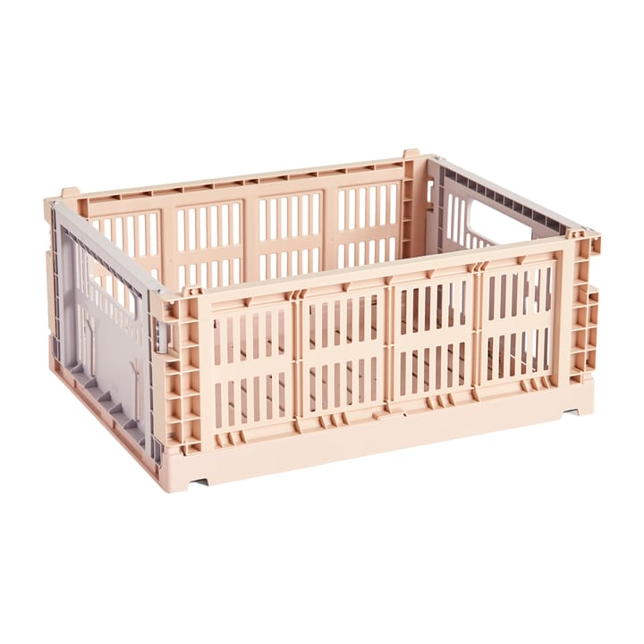 Scatola portaoggetti Colour Crate Mix M 26.5x34.5 cm - Powder - HAY