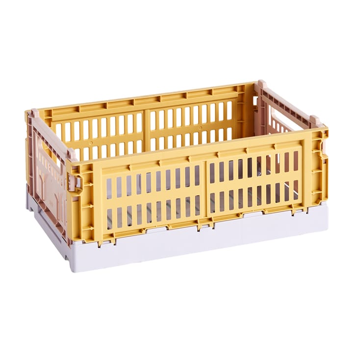 Scatola portaoggetti Colour Crate Mix S 17x26.5 cm - Golden yellow - HAY